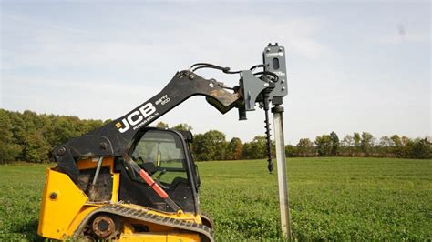 skid steer post rammer|best skid steer post driver.